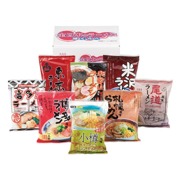Japanese Premium Ramen Noodles Variety Pack (Pack of 8) – JP-Soba